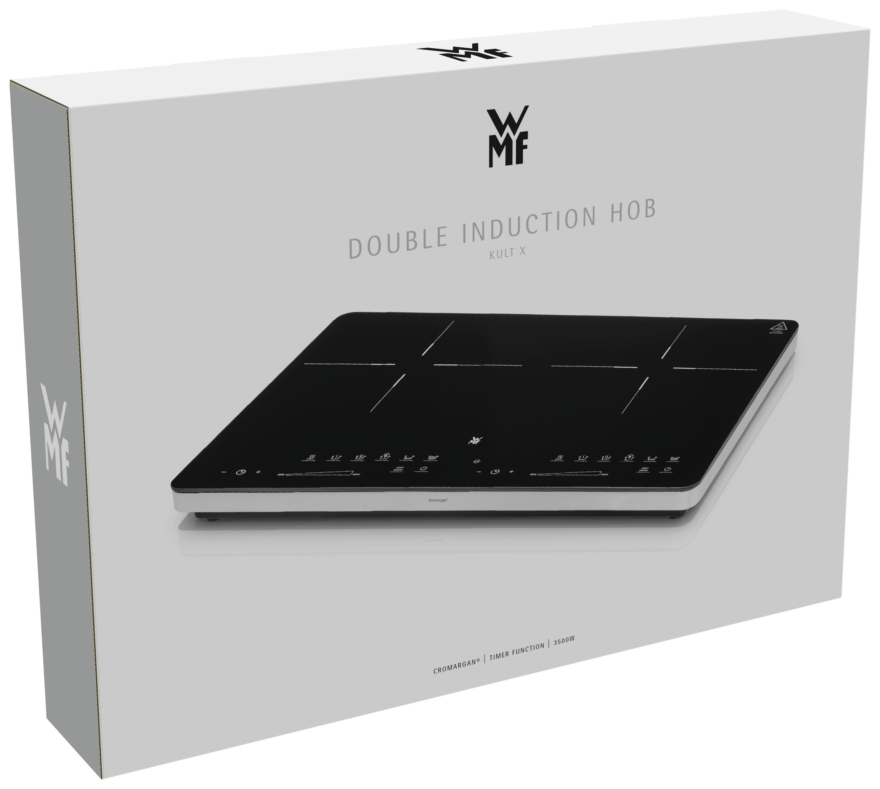 Dobbel induksjonsplate portabel med 6 programmer - WMF sideprofil
