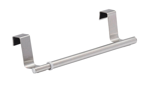 Dørhåndklestang teleskop 60 cm rustfritt stål Wenko forfra