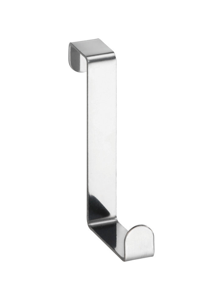 Dørkroker rustfritt stål 6-delt sett for 2-4 cm dørfalser forfra