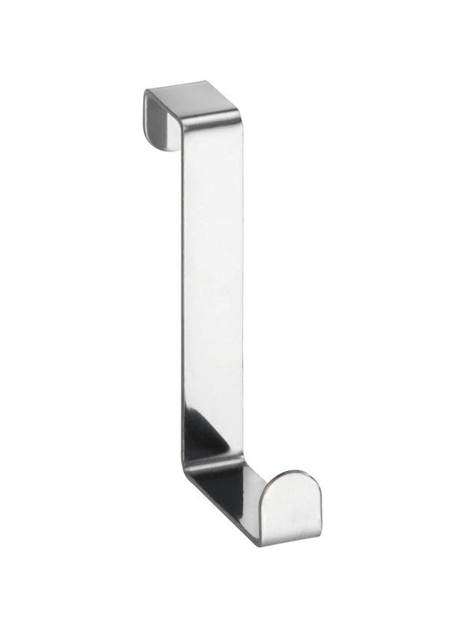 Dørkroker rustfritt stål 6-delt sett for 2-4 cm dørfalser forfra