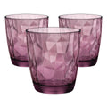 Drikkeglass Diamond 300 ml 3-delt lilla forfra