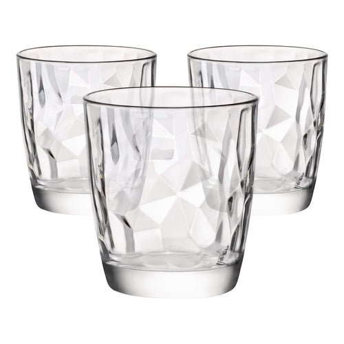 Drikkeglass Diamond 300 ml 3-delt sett forfra