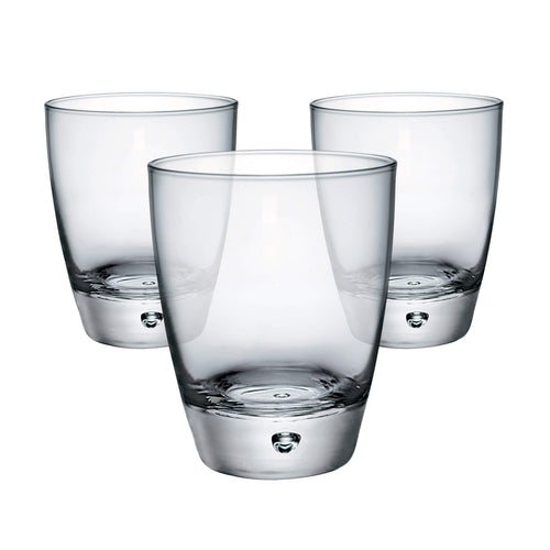 Drikkeglass Luna 340 ml 3-delt sett fra Bormioli Rocco forfra