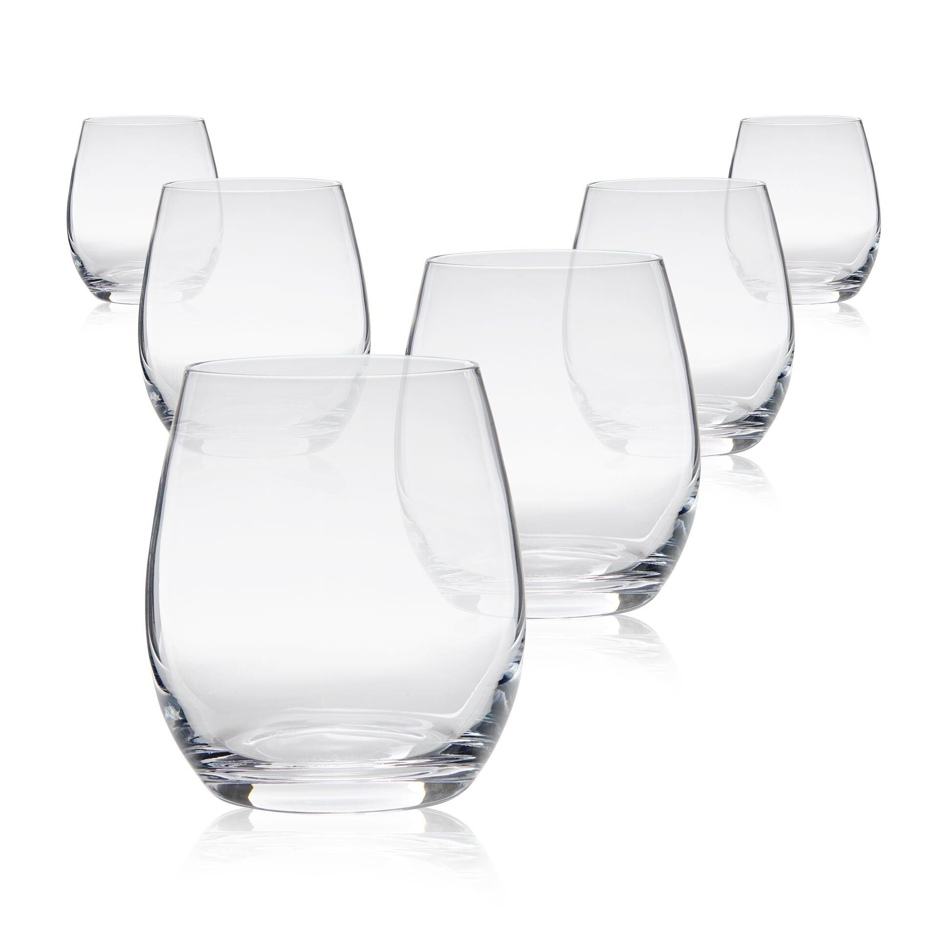 Drikkeglass Palace 400 ml krystallglass 6-delt sett forfra