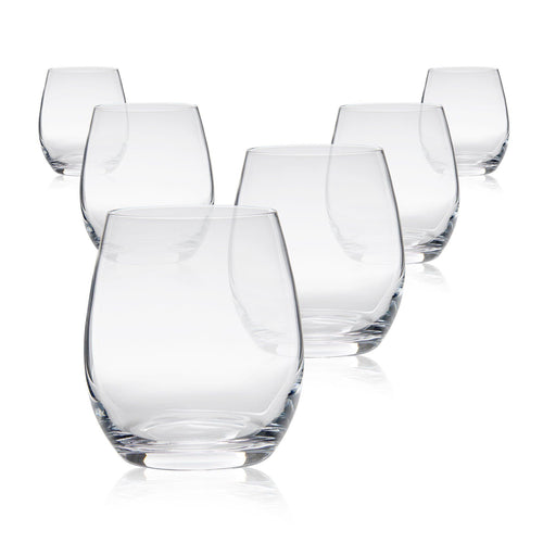 Drikkeglass Palace 400 ml krystallglass 6-delt sett forfra