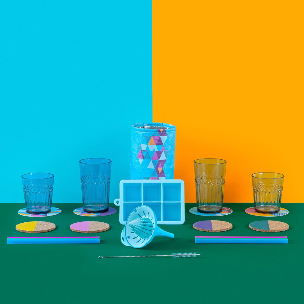Detalj av Drikkeglass Urban Oasis 250 ml plast - Tasty