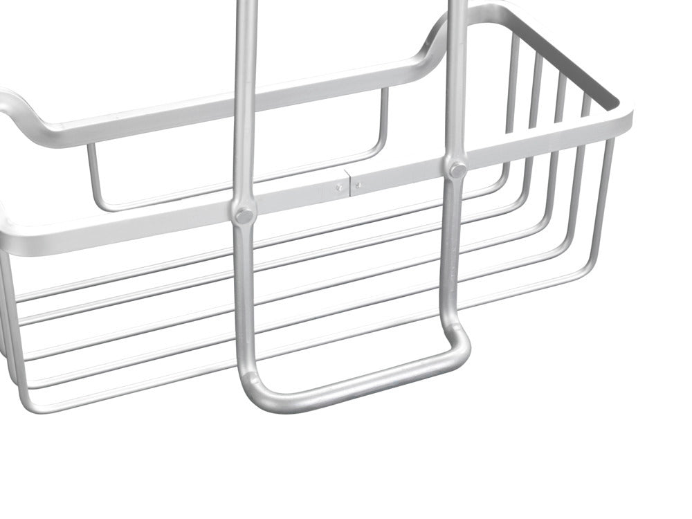 Dusj-caddy Milo aluminium for termostat montert i dusj