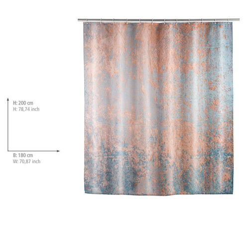 Dusjforheng Agate polyester 180×200 cm antiskimmel detalj
