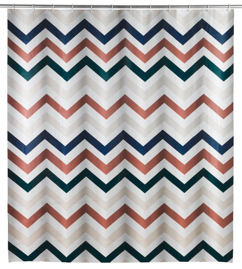 Dusjforheng Agropoli 180 x 200 cm resirkulert plast flerfarget forfra