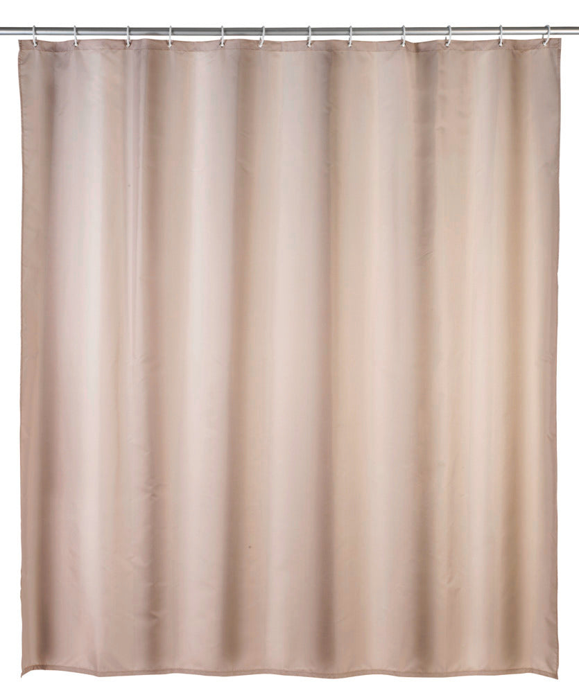 Dusjforheng anti-mugg beige 180×200 cm vaskbar forfra