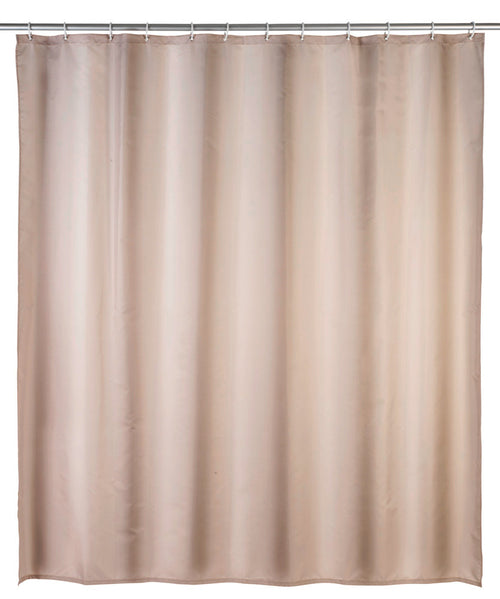 Dusjforheng anti-mugg beige 180×200 cm vaskbar forfra