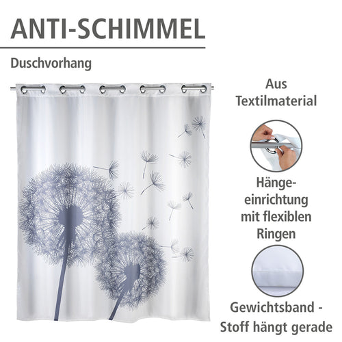 Dusjforheng antiskimmel Astera Flex polyester 180x200 cm - WENKO bakside