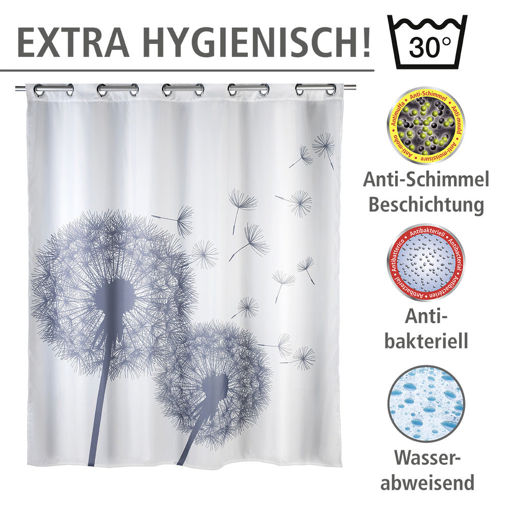 Dusjforheng antiskimmel Astera Flex polyester 180x200 cm - WENKO detalj