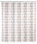 Dusjforheng Avila polyester beige 180 x 200 cm vaskbart forfra
