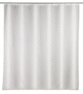 Dusjforheng Cubique polyester beige 180x200 cm forfra