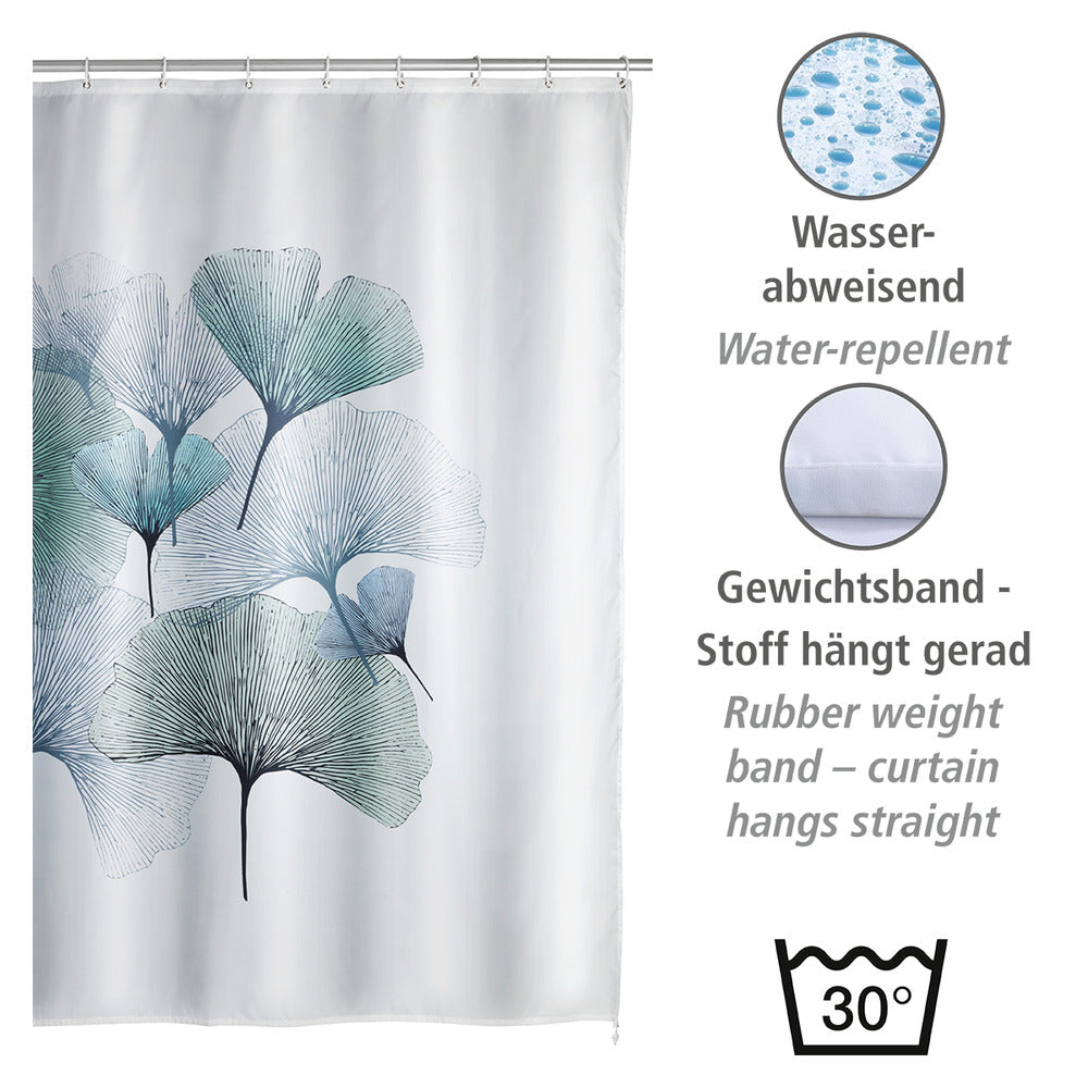 Dusjforheng Ginkgo antibakteriell resirkulert plast detalj