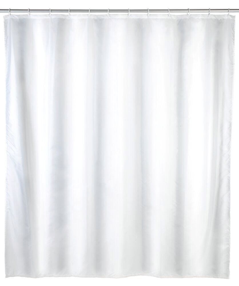 Dusjforheng hvit 180 x 200 cm - WENKO forfra