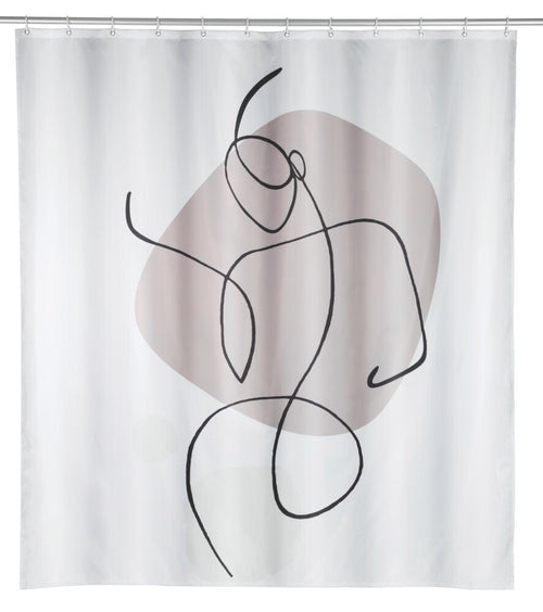 Dusjforheng Ladyline resirkulert polyester forfra