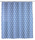 Dusjforheng Lorca blått polyester forfra