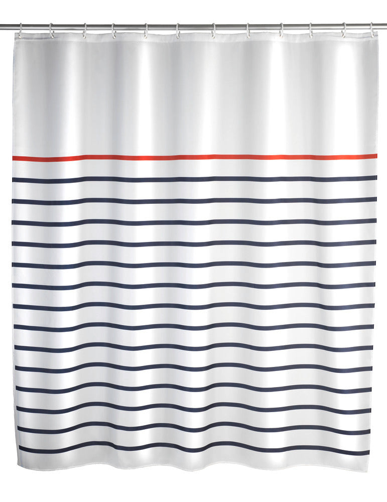 Dusjforheng Marine White 180×200 cm vaskbart forfra