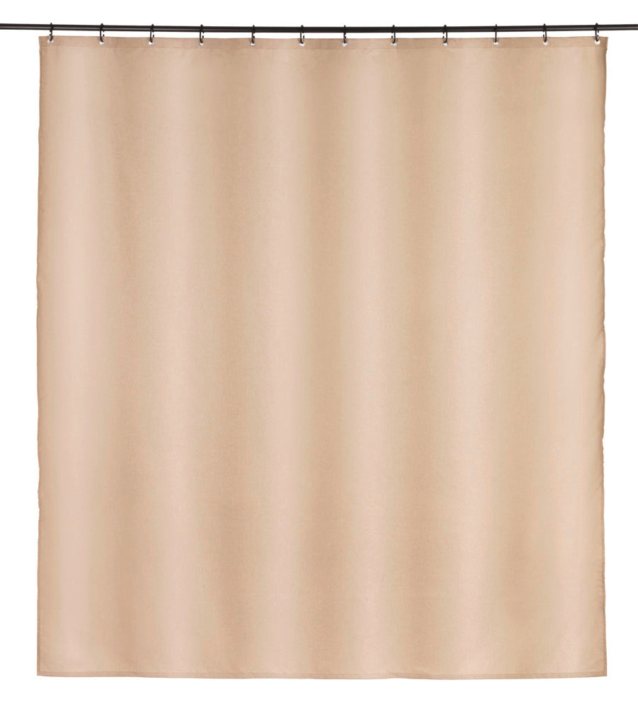 Dusjforheng Mayour beige resirkulert plast front