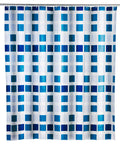 Dusjforheng Mosaik flerfarget PEVA 180 x 200 cm sett forfra