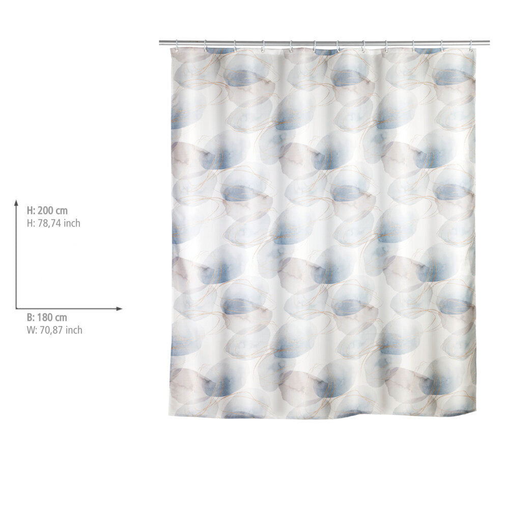 Detalj av Dusjforheng Navan polyester 180×200 cm antiskimmel
