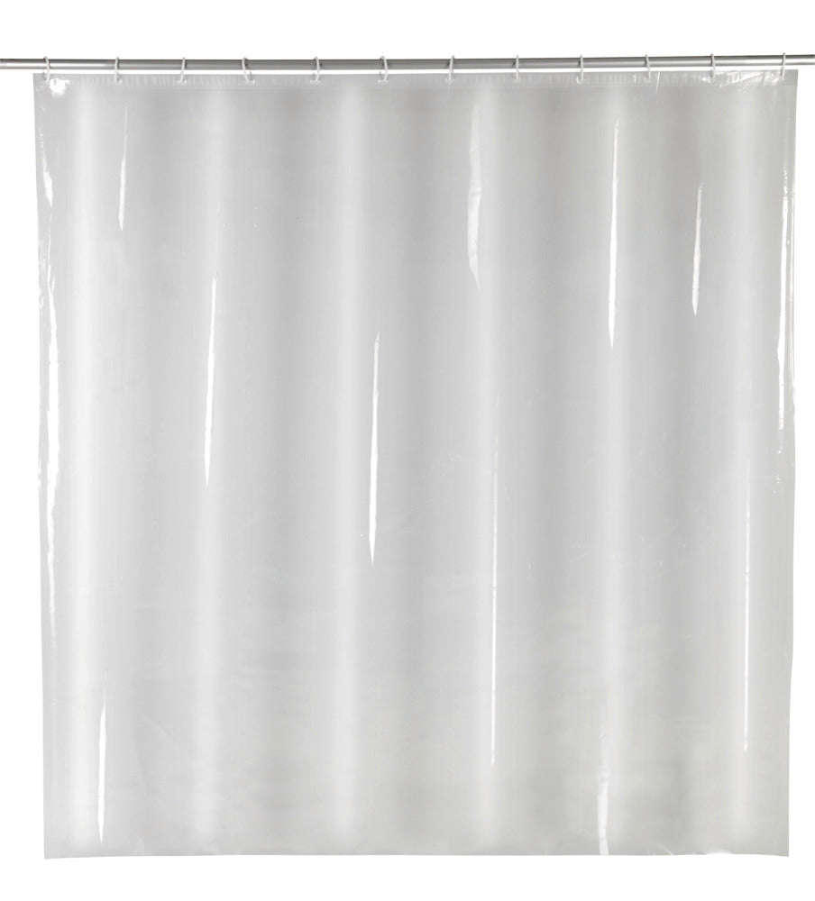 Dusjforheng Salda PEVA transparent 180 x 200 cm forfra
