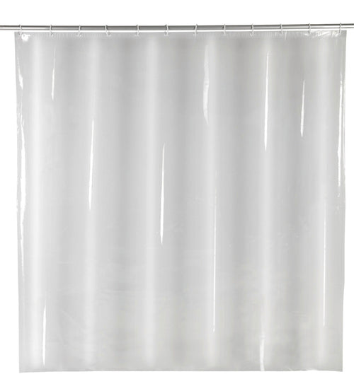 Dusjforheng Salda PEVA transparent 180 x 200 cm forfra