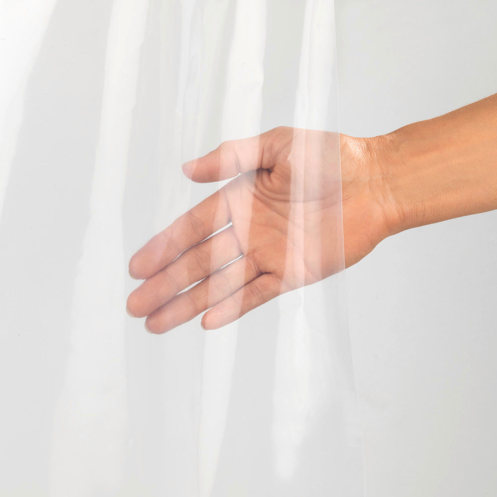 Opphengsløsning på Dusjforheng Salda PEVA transparent 180 x 200 cm