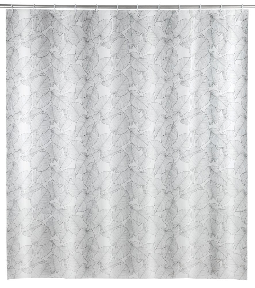 Dusjforheng Samoa 180 x 200 cm resirkulert plast hvit forfra