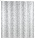 Dusjforheng Samoa 180 x 200 cm resirkulert plast hvit forfra