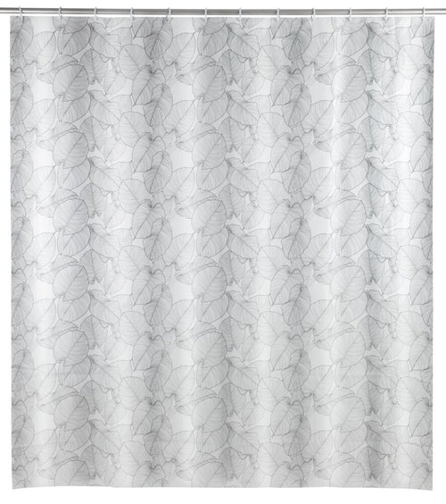 Dusjforheng Samoa 180 x 200 cm resirkulert plast hvit forfra