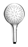 Dusjhode Basic krom Ø 15 cm regndusjeffekt forfra