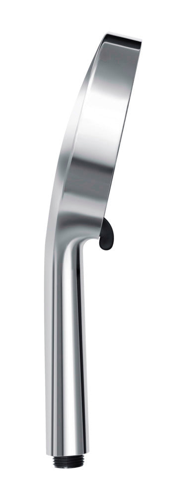 Dusjhode Softwater Ø12 cm krom/svart bakside