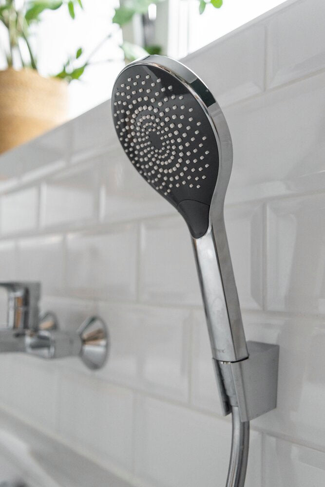 Dusjhode vannbesparende krom Ø 12 cm ABS fra WENKO funksjon