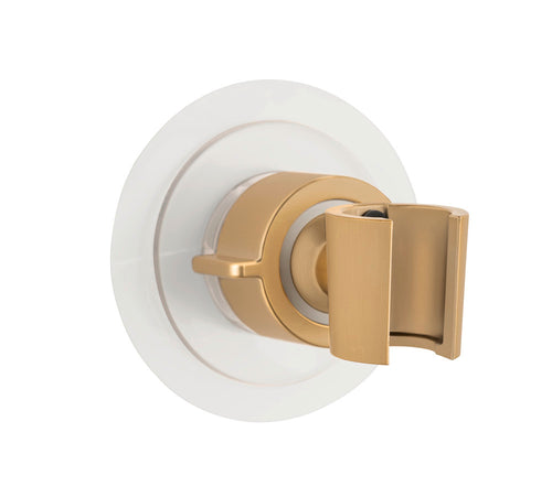 Dusjhodeholder 360° gull uten boring ABS - WENKO forfra