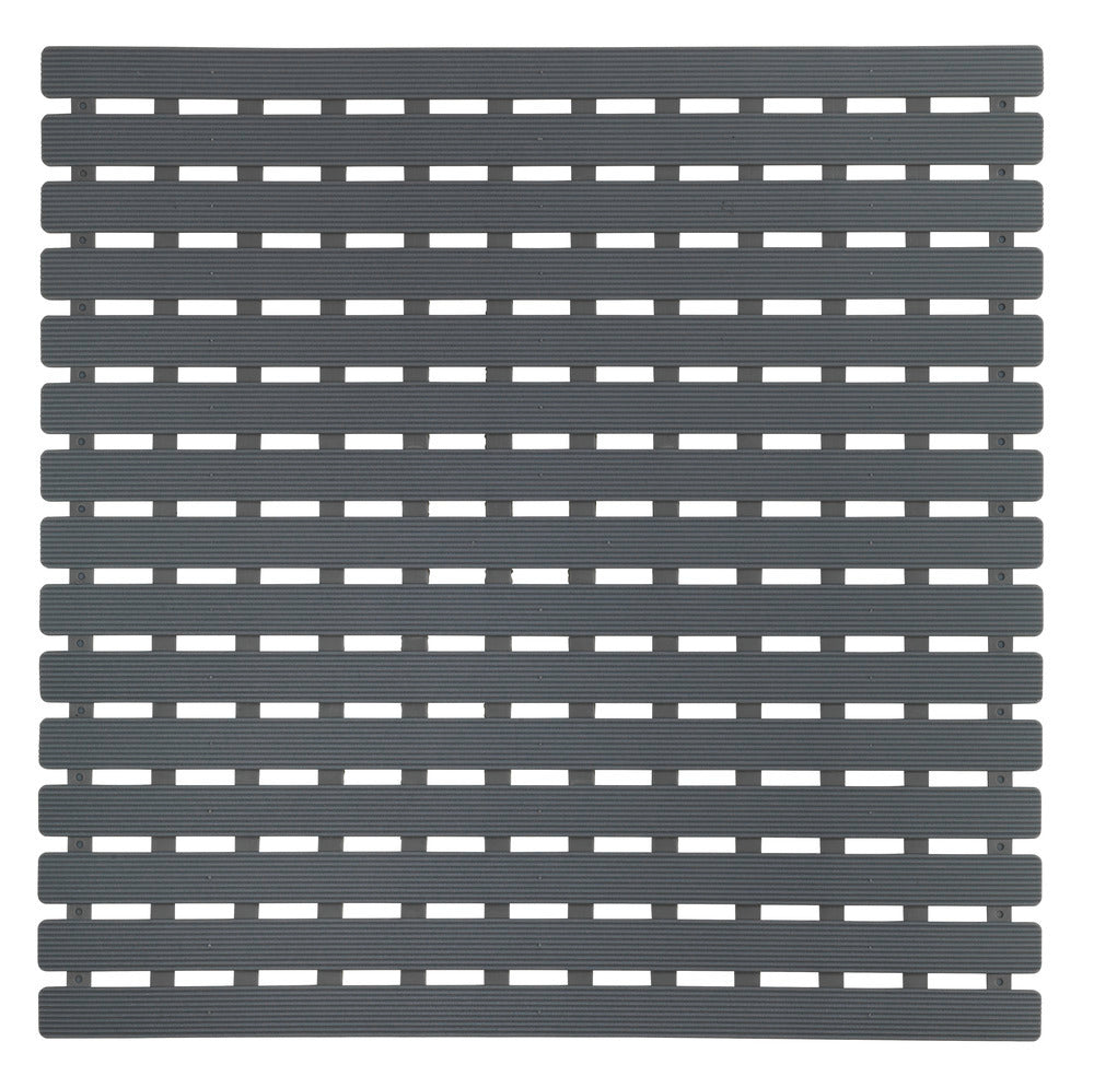 Dusjmatte Arinos grå 54 x 54 cm sklisikker forfra