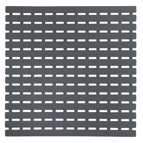 Dusjmatte Arinos grå 54 x 54 cm sklisikker forfra