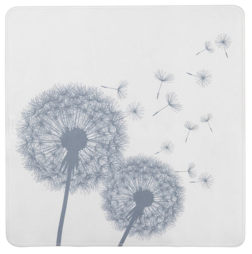 Dusjmatte Astera gummi hvit 54 x 54 cm forfra