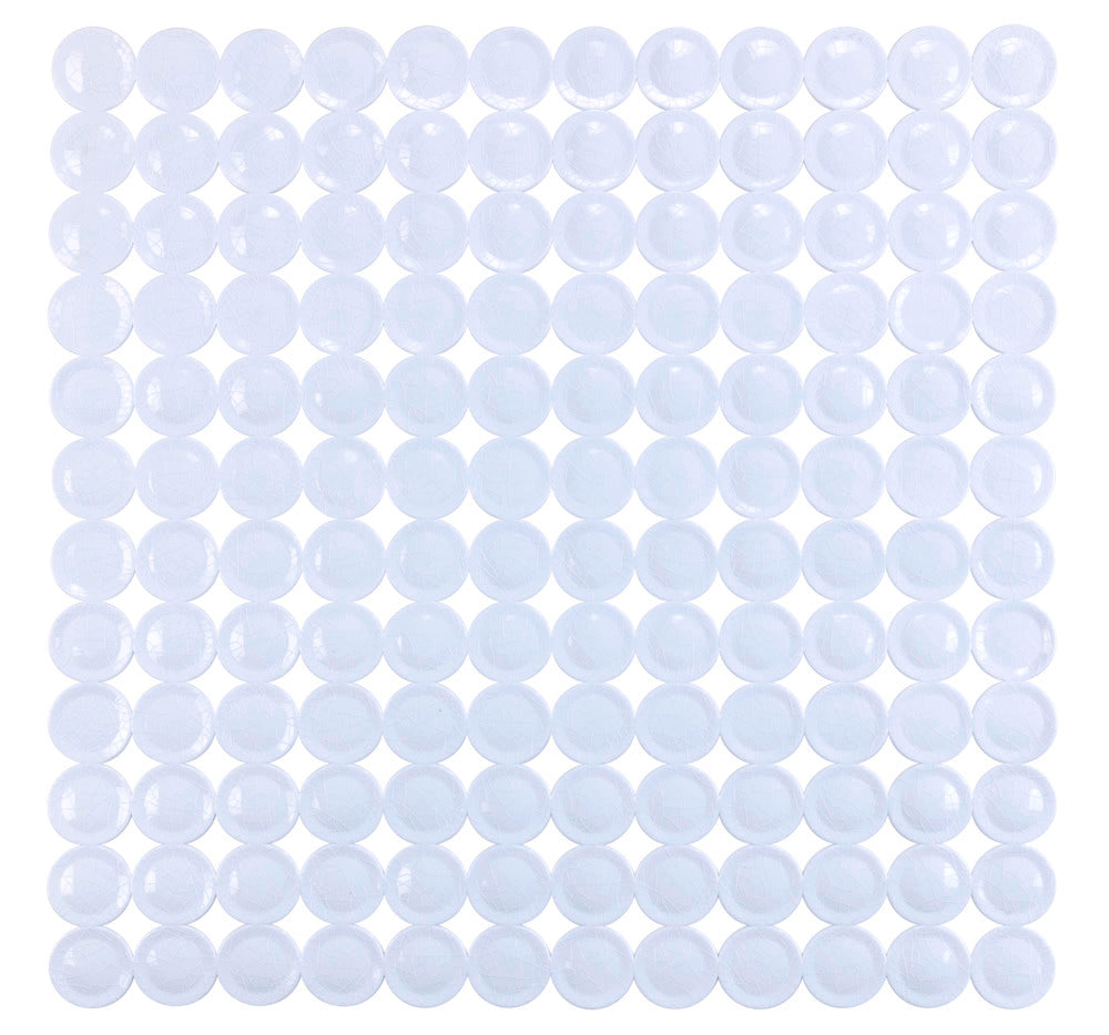 Dusjmatte Belem hvit 54 x 54 cm PVC forfra