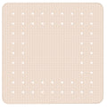 Dusjmatte Mirasol beige 54 x 54 cm sklisikker gummi forfra