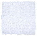 Dusjmatte Paradise hvit 54 x 54 cm PVC forfra