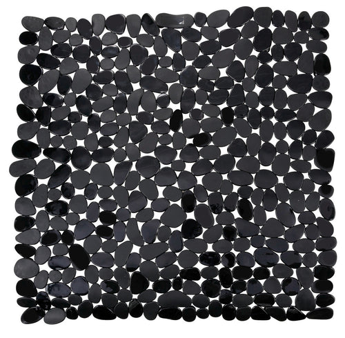 Dusjmatte Paradise svart 54 x 54 cm PVC for sikker dusj