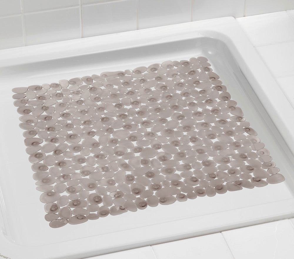 Montert Dusjmatte Paradise taupe 54 x 54 cm sklisikker i dusj