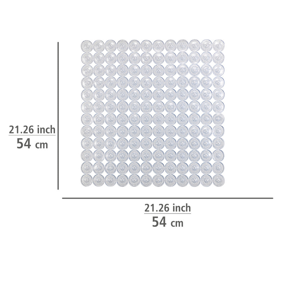 Montert Dusjmatte sklisikker transparent 54×54 cm PVC - Wenko i dusj