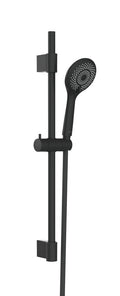 Dusjsett vannbesparende svart rustfritt stål 70 cm - Wenko forfra