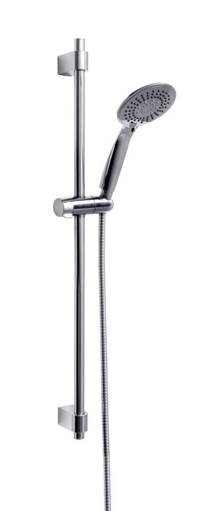 Dusjsett Young krom 66 cm rustfritt stål forfra