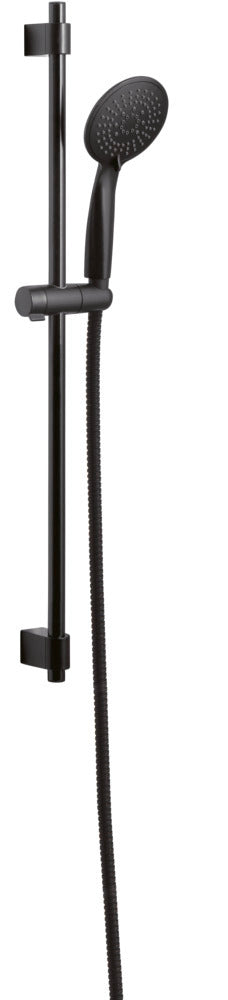 Oversikt Dusjsett Young svart 66 cm rustfritt stål