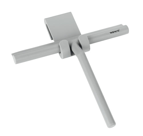 Dusjskrape silikon Mola grå - Wenko forfra